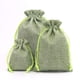 thumbnail image 1 of Bolsa de regalo de Navidad para guardar joyas, bolsita con cordón, bolsa de lino de imitación, 1 of 6