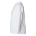 thumbnail image 4 of Baby Toddler Fine Jersey Long Sleeve Tee T-Shirts , white , 2T, 4 of 7