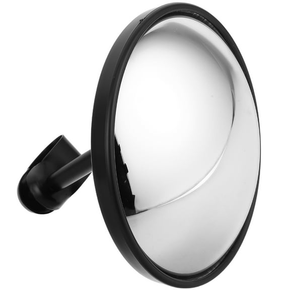 Large Round Convex Rearview Mirror For Trucks Buses And Suvs Clip On Reduces Blind Spots Adjustable And Weather Resistant