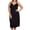 Black, variant on Women's Shadowline 6319X Plus Size Adjustable Length Full Slip (Black 52)