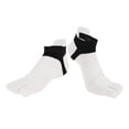 thumbnail image 3 of Calcetines de Malla Atlética Macarena Unisex Cinco Dedos Blanco Azul, 3 of 8