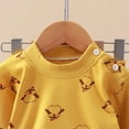 thumbnail image 5 of HCNTES Baby Girls Boys Toddler Hoodie Sweatshirt 2Piece Fall Clothes Sweatpants Jogger Outfits Set(Yellow&5,6-12 Months), 5 of 7