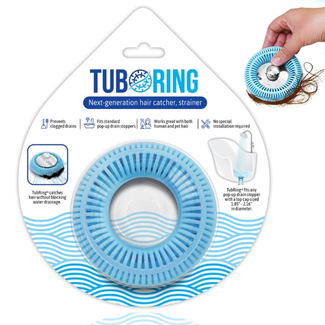 Protector de desagüe de silicona Hair Catcher TUB RING, 4,7-5,5 cm