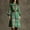 *Green, variant on U Women's Plaid Flare Long Sleeve Dress ,Ruched Smocked Tiered Ruffle A Line Casual Boho Dresses with Belt Blue,Womens Plus S