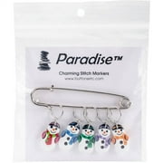 Snowman Stitch Markers, 5pk