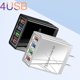 thumbnail image 1 of Cargador de teléfono móvil de color 4USB 5V3A Regulaciones europeas Regulaciones de EE. UU. Regulaciones del Reino Unido Multipuerto inteligente 4 puertos Cabeza, 1 of 5