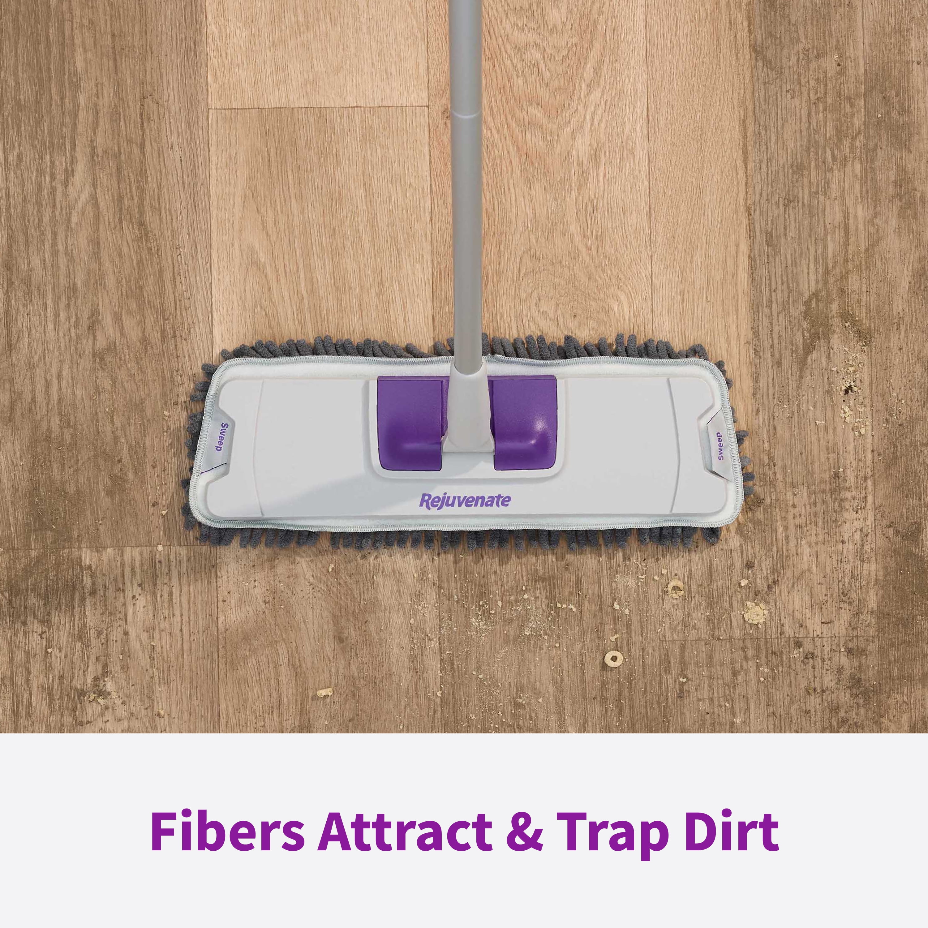 Rejuvenate PowerMax Multi-Surface Sweeper Mop, Includes 1 Sweeper Mop & 2 Sweep Pads, 1 ct