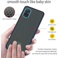 thumbnail image 3 of Case for Samsung Galaxy A71 4G Thin Shockproof Phone Case PC Back TPU Bumper [Protect from Fingerprint/Shock/Scratch/Slip] Translucent Matte Phone Cover for Samsung Galaxy A71 4G(not for 5G)-Blue, 3 of 13