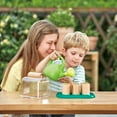 thumbnail image 4 of Hape: Watering Can - Green - Gardening & Water Toy, Sand & Beach Play, Fill With Water & Pour From The Spout, 8.5 x 5.7 x 4.9", Kids Toddlers Ages 2+, 4 of 5