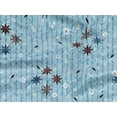 thumbnail image 5 of oneOone Rayon Sky Blue Fabric Floral & Texture Sewing Material Print Fabric By The Yard 56 Inch Wide, 5 of 5