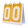thumbnail image 2 of Maoww Sports Scoreboard 2 digits Tabletop Score for Basketball Tennis Ball Red Yellow 18.5x16cm, 2 of 6