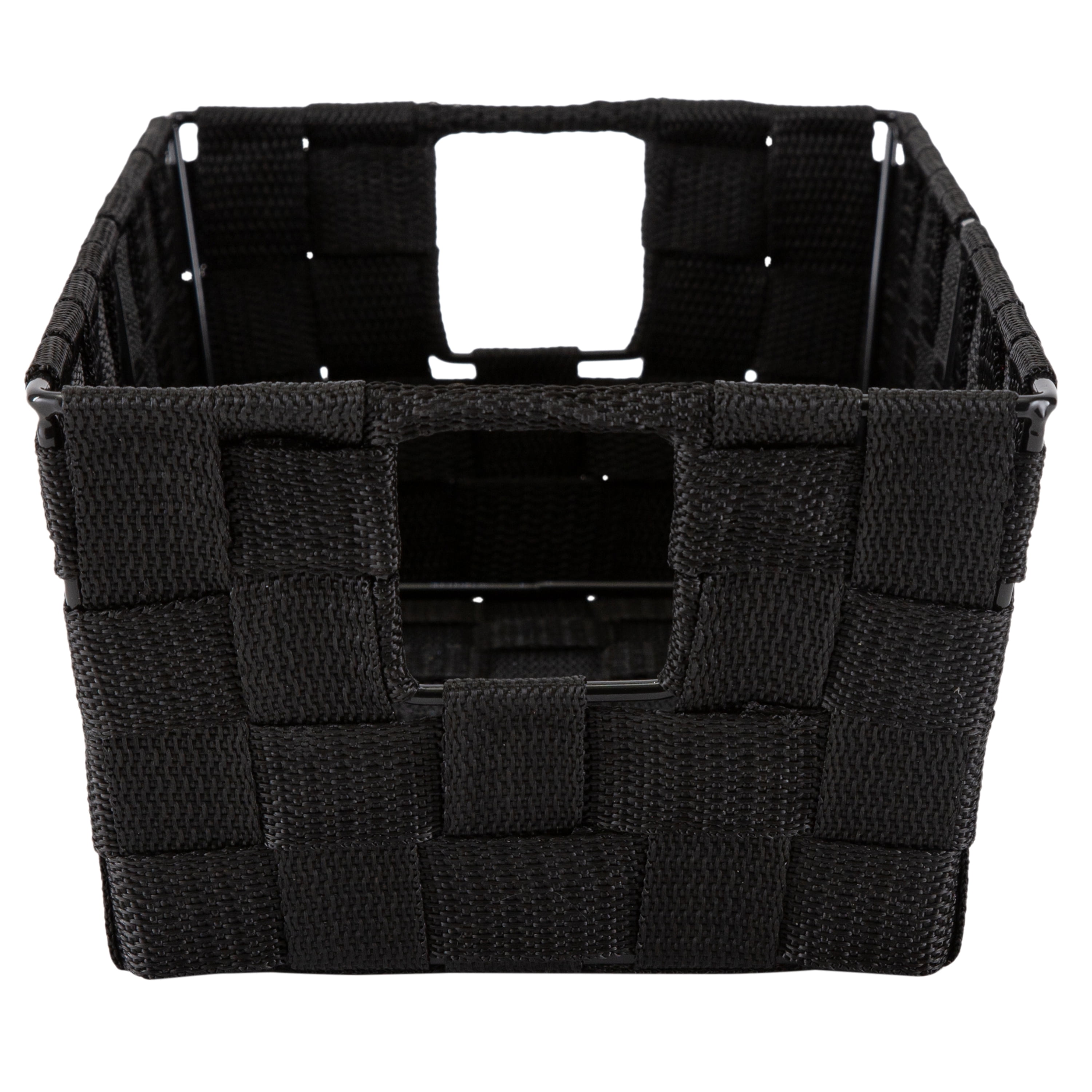 Simplify Woven Polypropylene Storage Baskets, Handles, Set of 2