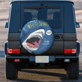 thumbnail image 3 of Kll Great White Shark Tire Cover,Universal Wheel Tire Cover For Trailer, Rv, Suv, Truck,Camper And Many Vehicle,(17 Inch), 3 of 7