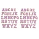 thumbnail image 2 of Parches para ropa, 2 juegos de 26 parches bordados con letras, parches con letras elegantes y modernos, 2 of 14