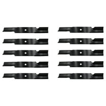 RAParts (10) Replacement Notched Heavy Duty Lawn Mower Blades Fits Exmark, Bad Boy, Snapper 52" Deck