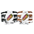 thumbnail image 1 of Colorful Instrument Mexico Culture Element Bracelet Hand Strap Leather Rope Wristband Double Set, 1 of 3