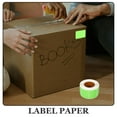thumbnail image 4 of LOLIPPYY Clear Green Thermal Label Roll with Self Adhesive Printable Sticker Paper for Mailing, 4 of 8