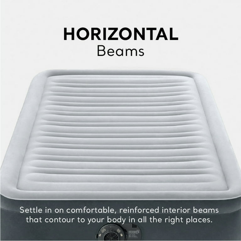 Intex Comfort Deluxe Dura-Beam Plush Airbed Mattress, Portable