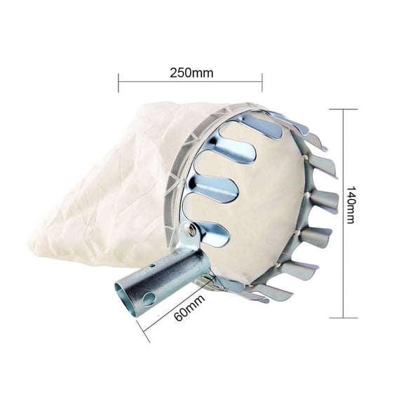 1pc Garden Tools Fruit Picker Head Metal Fruit Picking Tools Fruits Catchery WL