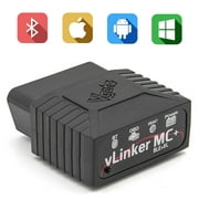 Vgate VLINKER MC+ Bluetooth OBD2 Scanner for iPhone, Android & Windows, OBDII Diagnostic Scan Tool, Unlock Car Hidden Features, Recommended by FORScan & BimmerCode