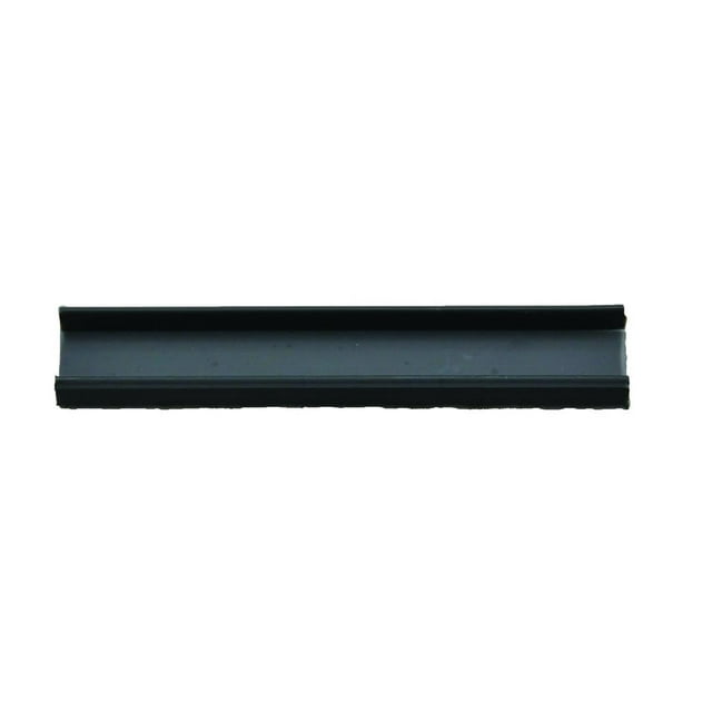 AP Trim Molding Insert 011-355 Used For Doors/Trim Molding And Windows; 9/16 Inch Width x 8 Foot Length; Rigid Vinyl; Black; Elixir Style Screw Cover; Single