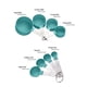 thumbnail image 4 of Juego de 8 cucharas medidoras de plástico verde, utensilios de medición para repostería, cucharas para café, 4 of 7
