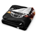 thumbnail image 6 of Football Blanket for Boys Girls, Cool Football Themed Design Printed Throw Blankets for Kids Lap, Chair Sofa, Warm Soft Cozy Blanket, 40"x 50", 6 of 6