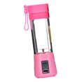 thumbnail image 4 of Taza de licuadora Juicer portátil licuadora portátil licuadora usb eléctrica recargable mezclador de frutas rosa Rosado Fanmusic Taza de licuadora Juicer portátil, 4 of 6