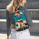 thumbnail image 5 of Disketp I Love Sushi Mochila de Lona Estampada, Mochila Escolar de Viaje Ligera para Estudiantes y Portátil-Small, 5 of 5