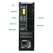 Restored Dell Optiplex 9020 Desktop Computer Intel Core I5 8GB RAM 2TB HDD Windows 10 Home