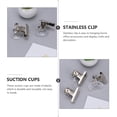 thumbnail image 4 of Suction-cup Clips 5Pcs Household Suction-cup Clamps Stainless Suction Clips Convenient Window Clips, 4 of 8