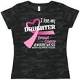 thumbnail image 3 of Inktastic I Love My Daughter Breast Cancer Awareness Hope, Support, Love Women's T-Shirt, 3 of 5