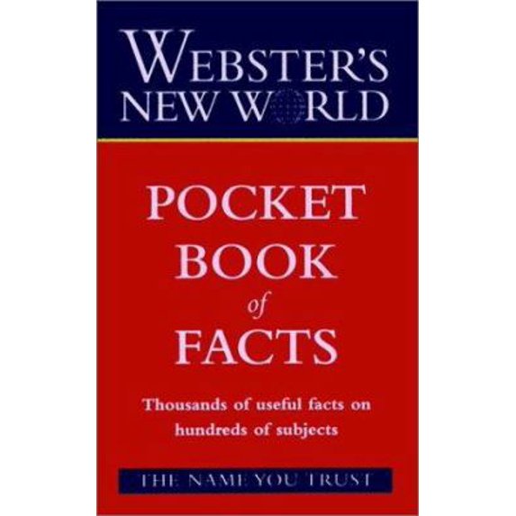 Pre-Owned Webster's New World Pocket Book of Facts (Paperback) 0028627504 9780028627502