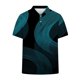 thumbnail image 5 of Camisas de Verano Casuales de los Hombres Botón de Manga Corta con Cuello de Solapa, Top de Mezcla de Viscosa Transpirable para el Día Del Padre, 5 of 7