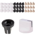 thumbnail image 3 of 12 Pcs Guitar Speed Control Top Hat Control Knobs Guitar Knobs Knobs for Electric Guitar White, 3 of 8