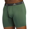 thumbnail image 4 of Adidas Performance Underwear Men's Medium Black Mesh Boxer Briefs 3-Pack ERK1770, 4 of 5