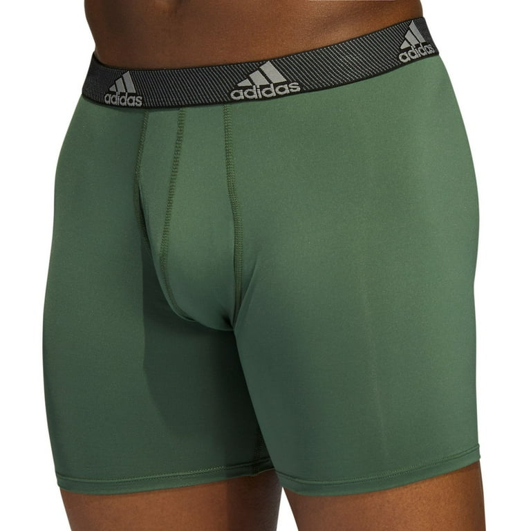 Adidas Performance Underwear Mens L/Long Black Stretch Boxer Adidas Performance Underwear Mens L/Long Black Stretch Boxer