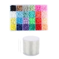 thumbnail image 1 of 4800 unids Polímero plano Clay Beads Macarena Perlas de arcilla para joyas pulseras Collar, 1 of 5