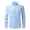 2# Light Blue, variant on Men Long Sleeve Dress Shirt - Regular Fit Stretch Free-Wrinkle Casual Button Down Shirt Light Blue L