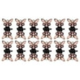 thumbnail image 4 of Siquannnn 12 Pack Women'S Hair Clip Clips Glitter Teeth Clips Rhinestone Hair Clips Metal Clips Flower Hair Accessories Butterfly Rhinestone Mini Smal Clips Small Hair Barrettes, 4 of 7