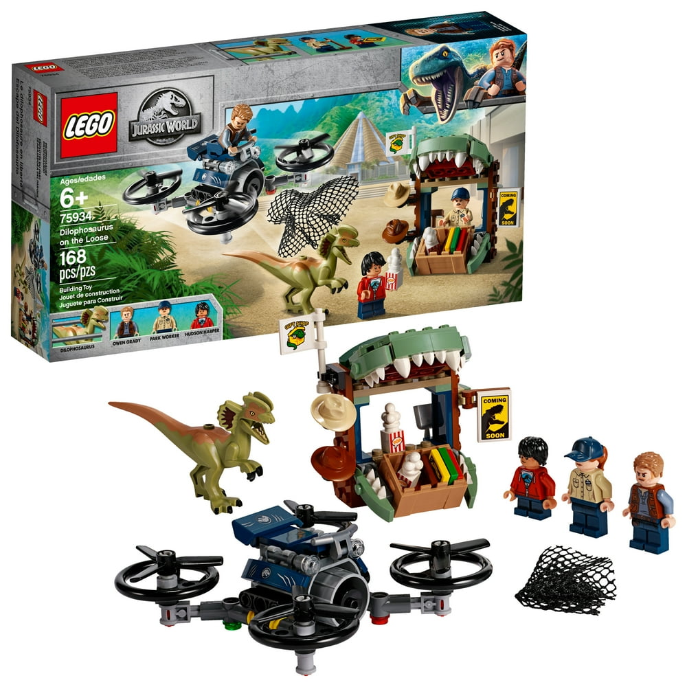 LEGO Jurassic World Dilophosaurus on the Loose 75934 Action Helicopter