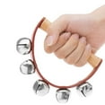 thumbnail image 1 of Toddler Baby 5 Bell Hand Shaking Jingle Tambourine Early Educational Musical Toy, 1 of 7