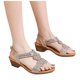 thumbnail image 3 of WILLBEST Sandalias Ortopédicas Para Mujer, Sandalias Bohemias Con Diamantes De Imitación Y Plataforma Con Cuña, Moda De Verano Para Mujer, 3 of 9