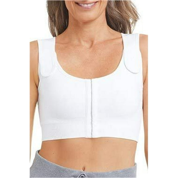 Amoena Sina Seamless Post-Surgical Bra - White - 36/38