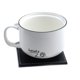 thumbnail image 4 of Posavasos de cuero de PU Posavasos de cuero con cojín de té bellamente aislados, 4 of 7