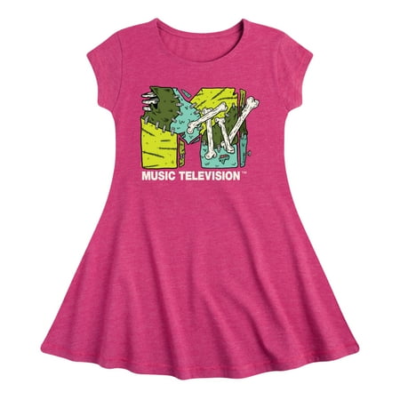 

MTV - Logo Halloween - Toddler & Youth Girls Fit & Flare Dress