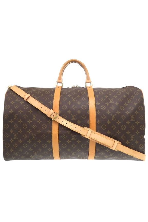 Pre-Owned Louis Vuitton Keepall Bandouliere 60 Monogram Boston Bag M41412 LV 0717... (Fair)
