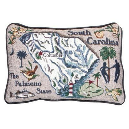 South Carolina USA States Decorative Tapestry Toss Pillow - Walmart.com