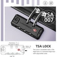 thumbnail image 3 of 6-Piece Luggage Set with Duffel Bag & Toiletry Bag, Expandable Hardside Suitcases with Spinner Wheels & TSA Lock, Light Purple, 3 of 8