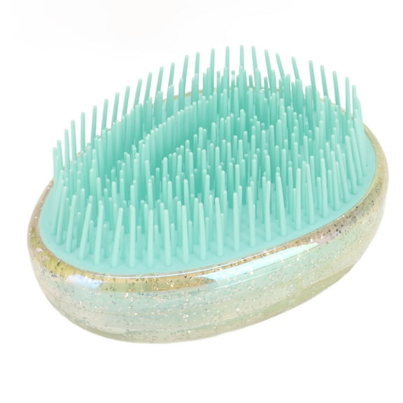 Detangling Hair Brush Oval Shape, Egg Shape Detangler Hairdressing Comb Scalp Massager Wet Dry Hairbrush for Women Men Boys Girls and Kids